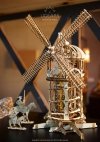 Puzzle 3D Drewniane Wieża-Młyn Wiatrakowy uGEARS