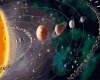 Malowanie Po Numerach Zestaw Planety Wokół Słońca 40x50