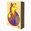 Puzzle Drewniane Kolorowy Lis A3