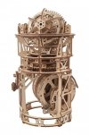 Puzzle 3D Drewniane Sky Watcher. Zegar Stołowy z Tourbillonem uGEARS