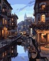 Malowanie Po Numerach Zestaw Wenecja Nocą 40x50