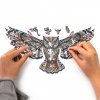 Puzzle Drewniane SKRZYDLATA SOWA M