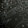 Malowanie Po Numerach Czarne Płótno Zestaw Luksusowe Piwonie 40x50