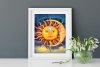 Haft Diamentowy Oblicze Dnia i Nocy 30x40 cm