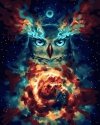 Malowanie Po Numerach Zestaw Magiczna Sowa 40x50