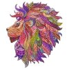 Puzzle Drewniane Królewski Lew A3