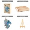 Puzzle Drewniane GROŹNY SMOK M