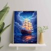 Malowanie Po Numerach Zestaw Magiczny Statek 40x50
