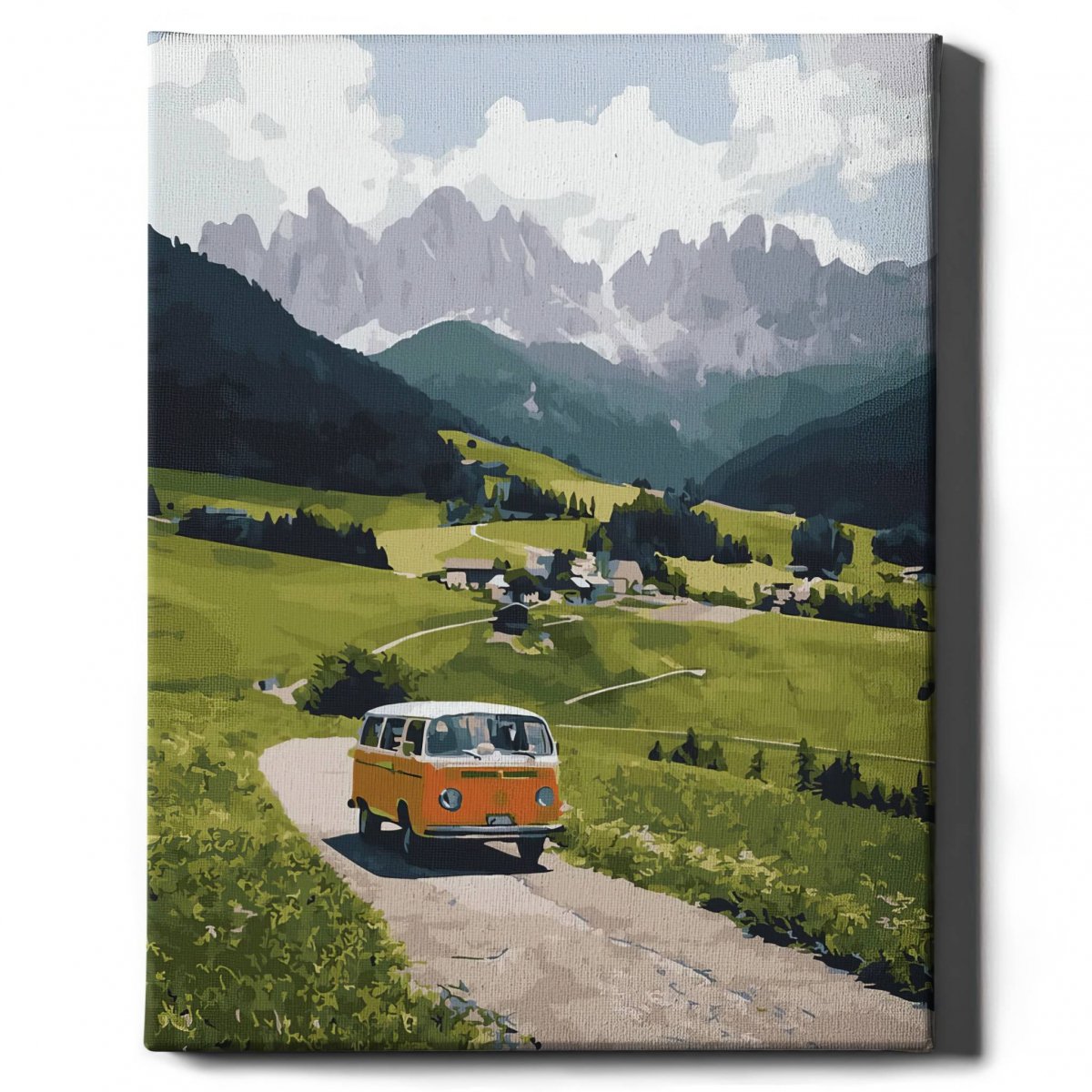 Malowanie Po Numerach Zestaw Podróż w Góry 40x50