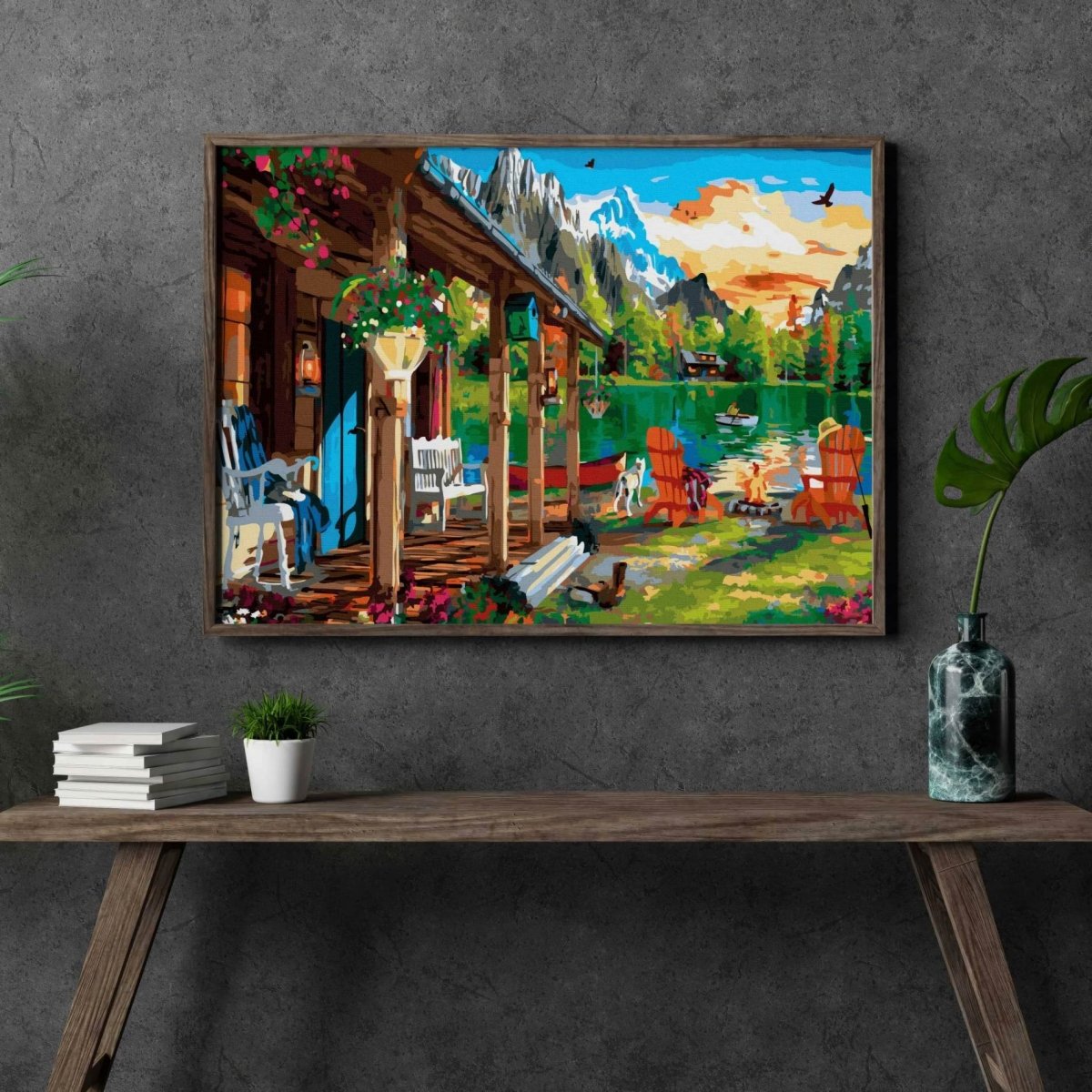 Malowanie Po Numerach Zestaw Wakacje na Przyrodzie 40x50