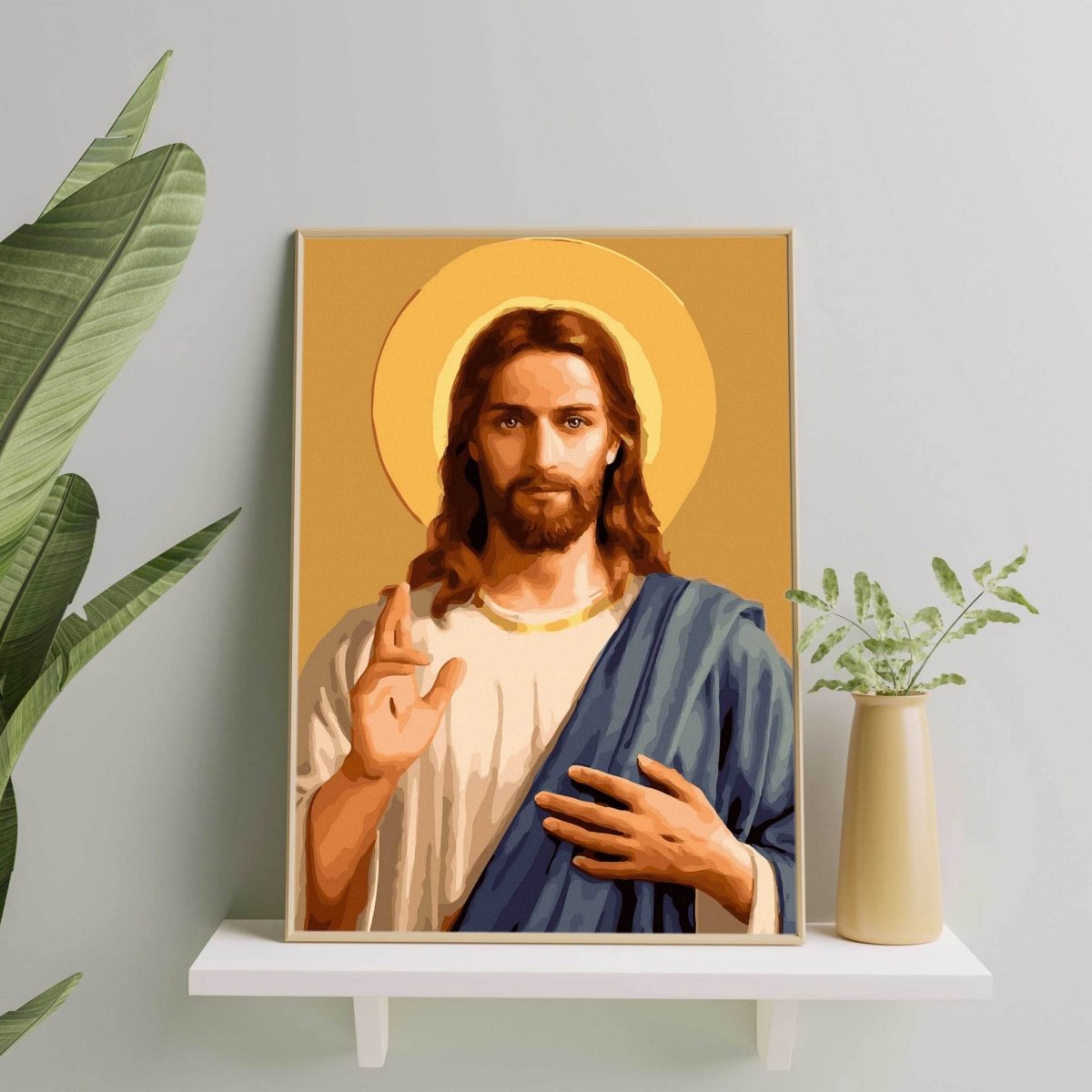 Malowanie Po Numerach Zestaw Jezus Chrystus 40x50