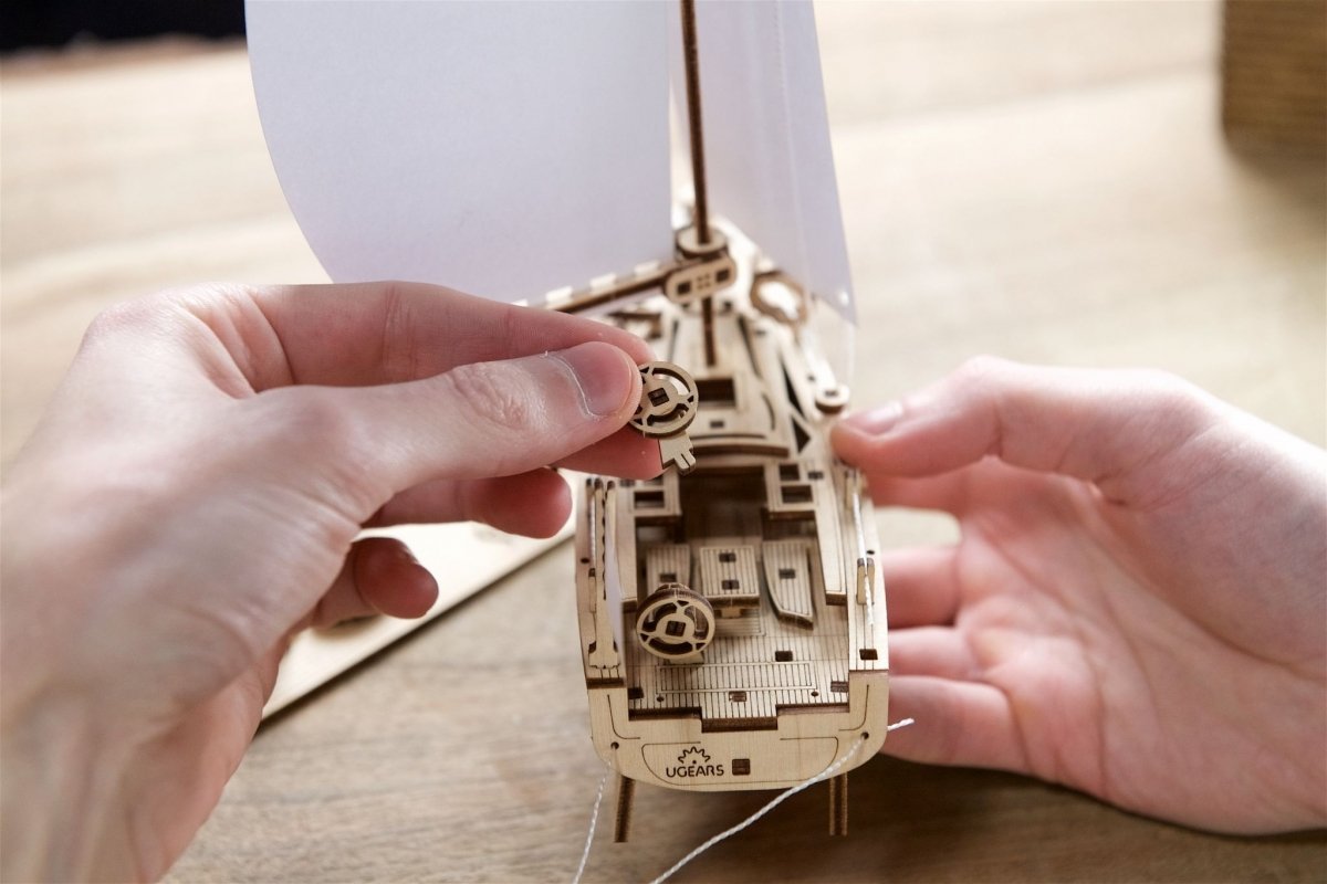 Puzzle 3D Drewniane Jacht Oceaniczny uGEARS