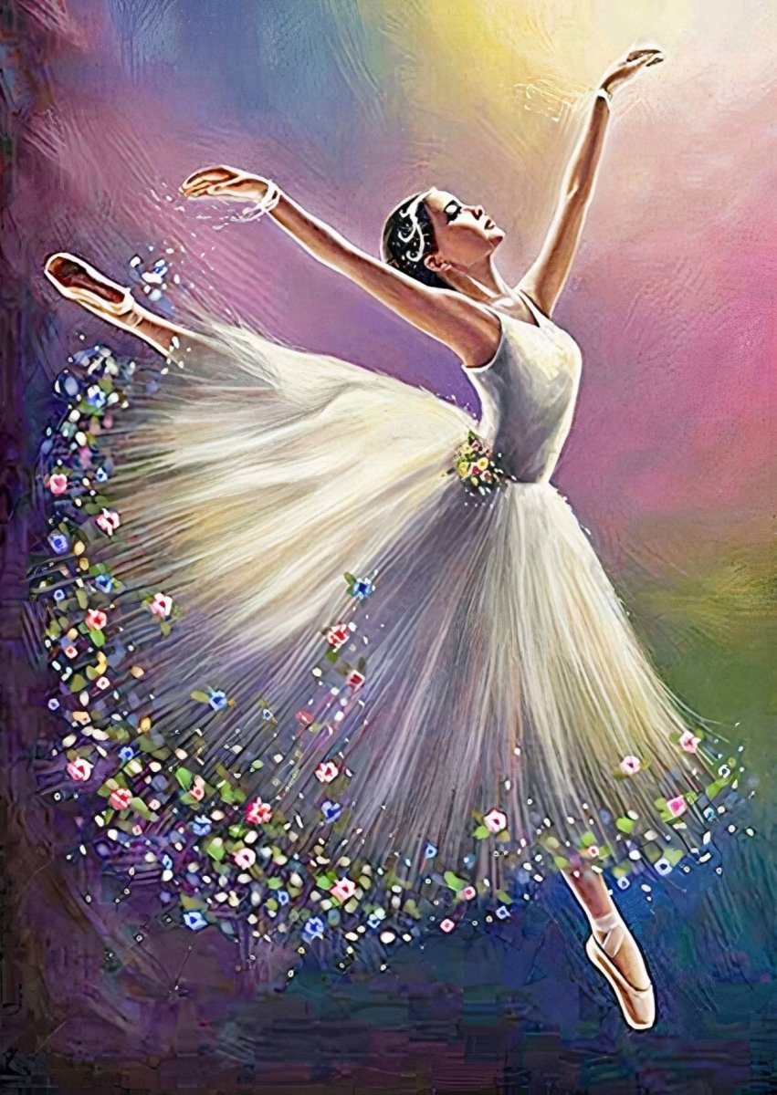 Haft Diamentowy STREFA CEN: MAGICZNY TANIEC 30x40 cm