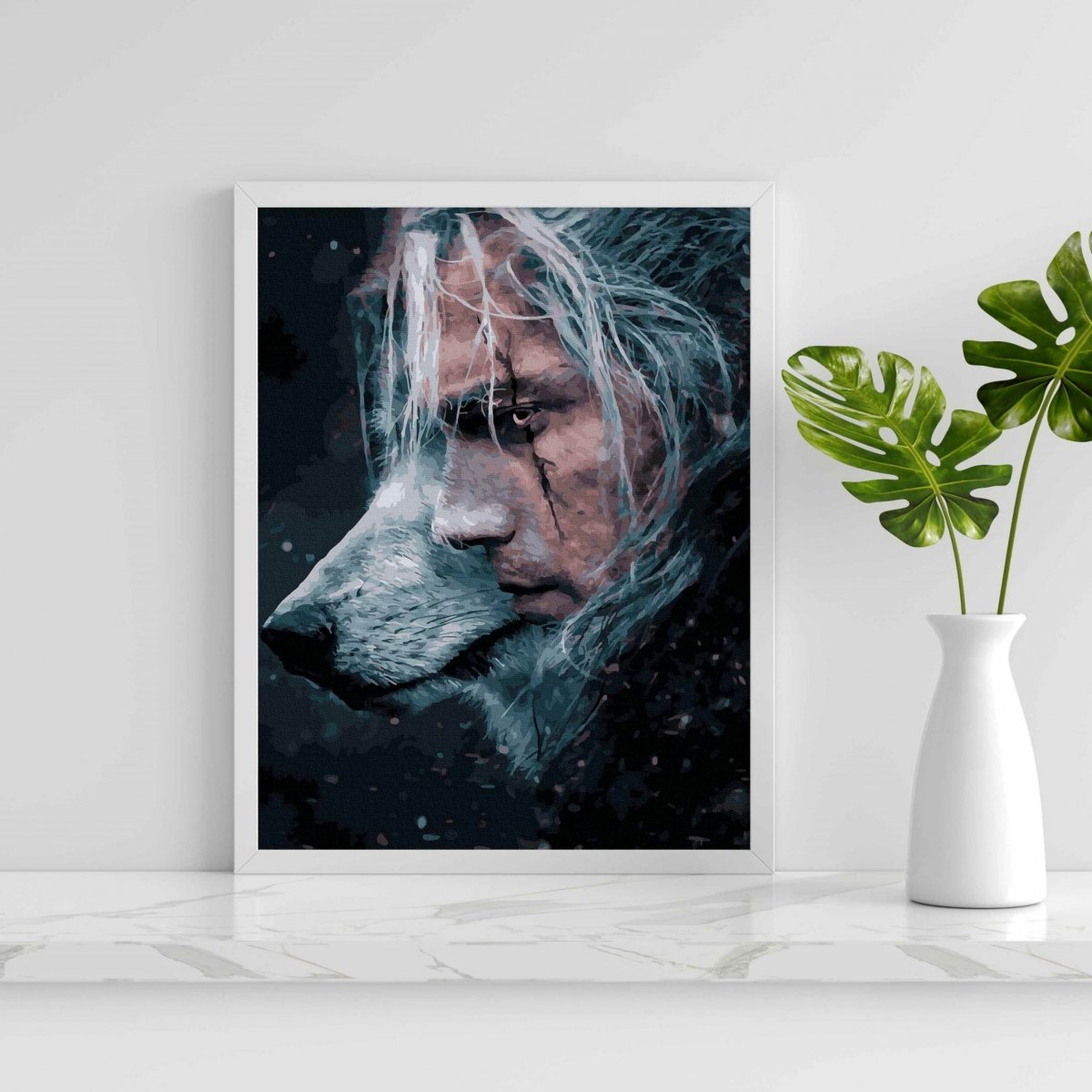 Malowanie Po Numerach Zestaw Wiedźmin 40x50