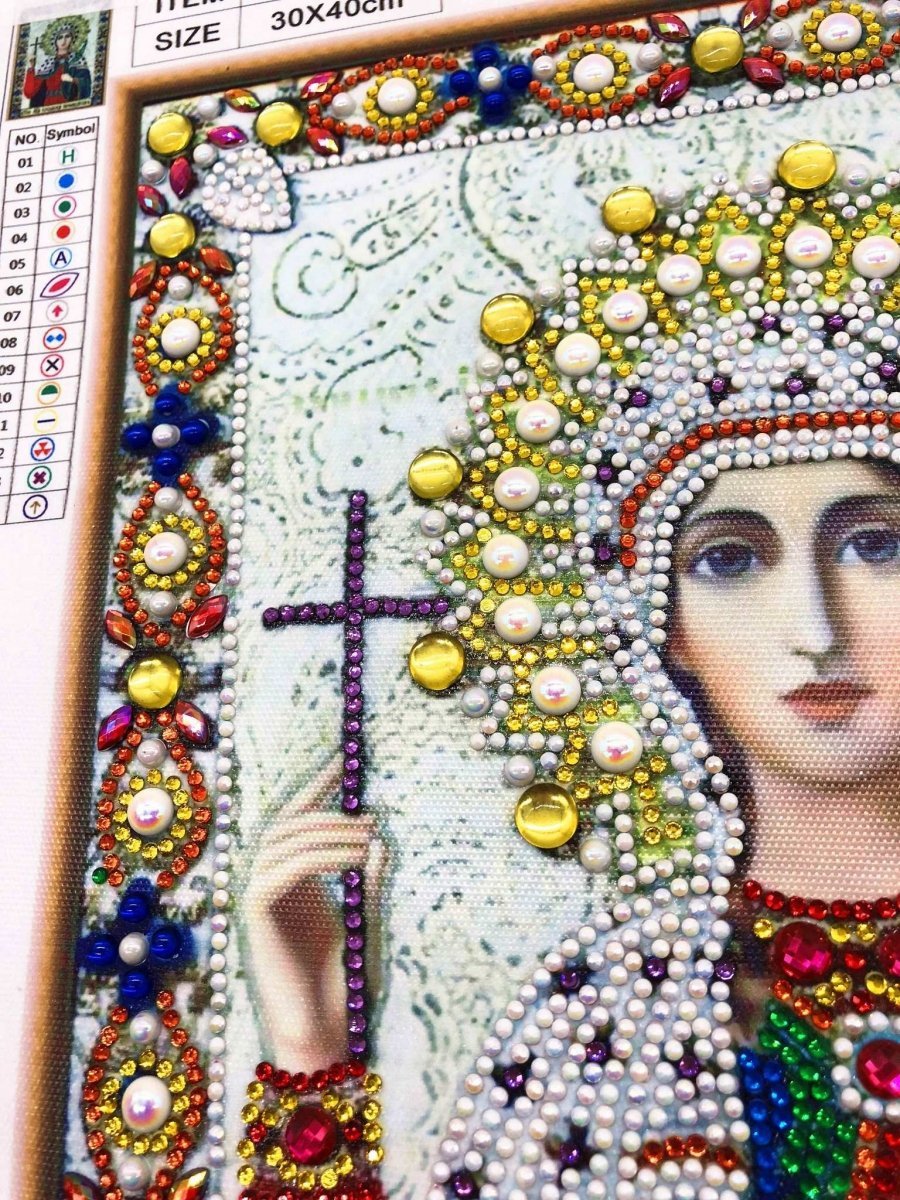 Haft Diamentowy Maria Wasylisa z Nikomedii 30x40 cm
