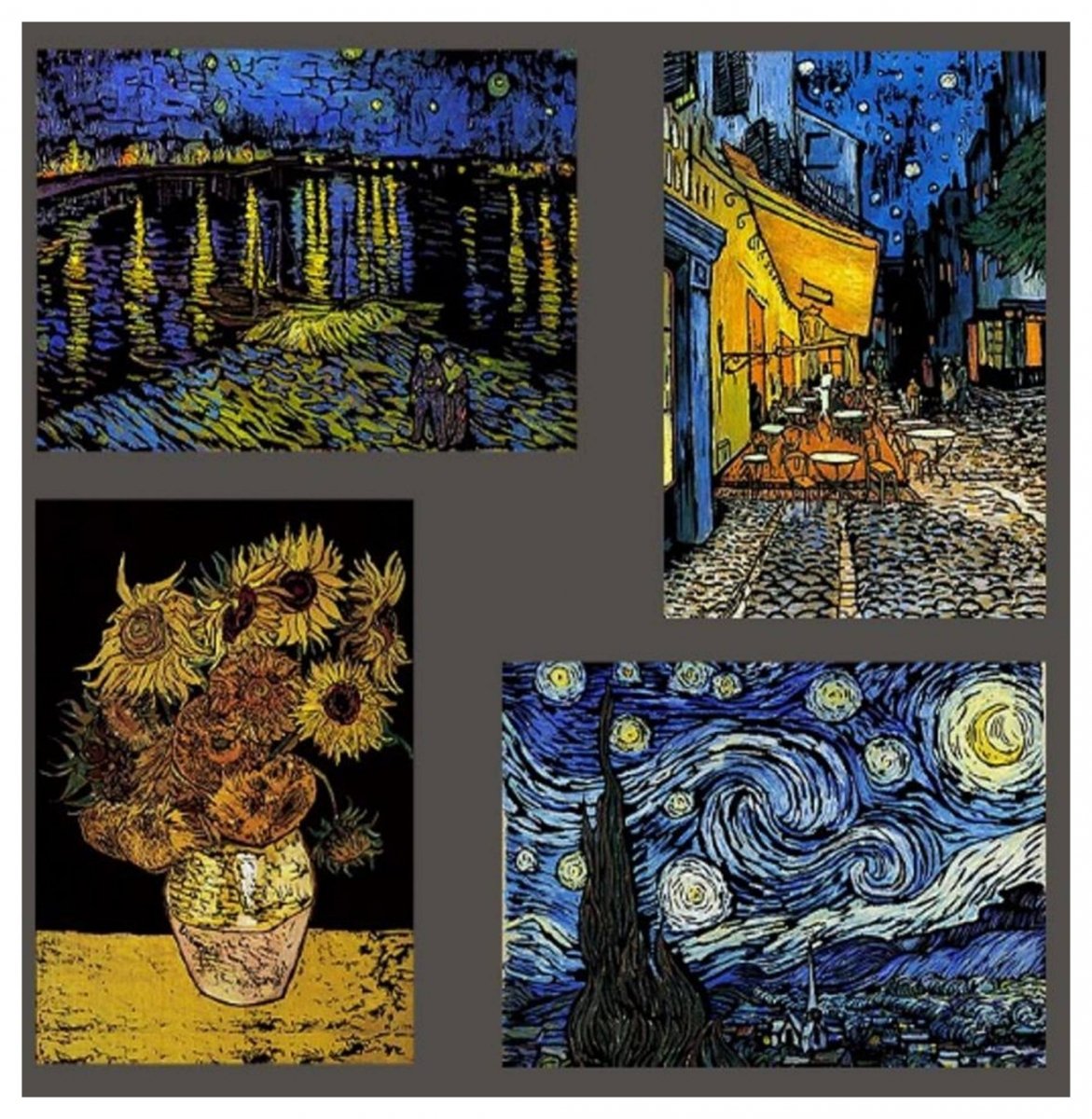 Magiczna Zdrapka Van Gogh (4szt.) 40x28 cm