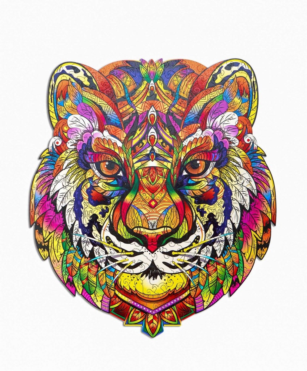 Puzzle Drewniane Baśniowy Tygrys L