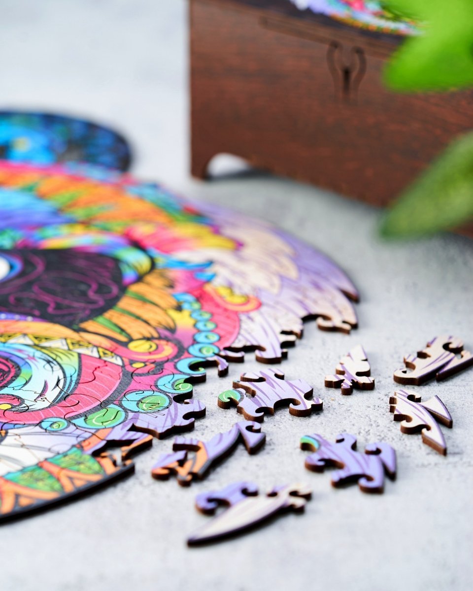 Puzzle Drewniane Baśniowa Panda L