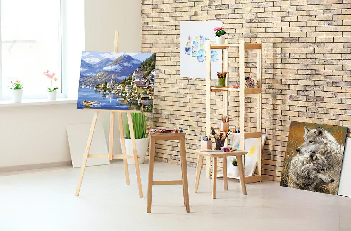 Malowanie Po Numerach Zestaw Malownicza Austria 40x50