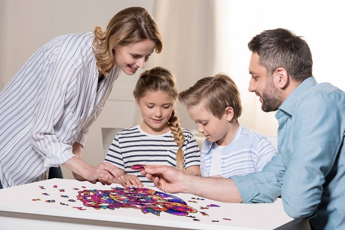 Puzzle Drewniane Drzewo Życia L
