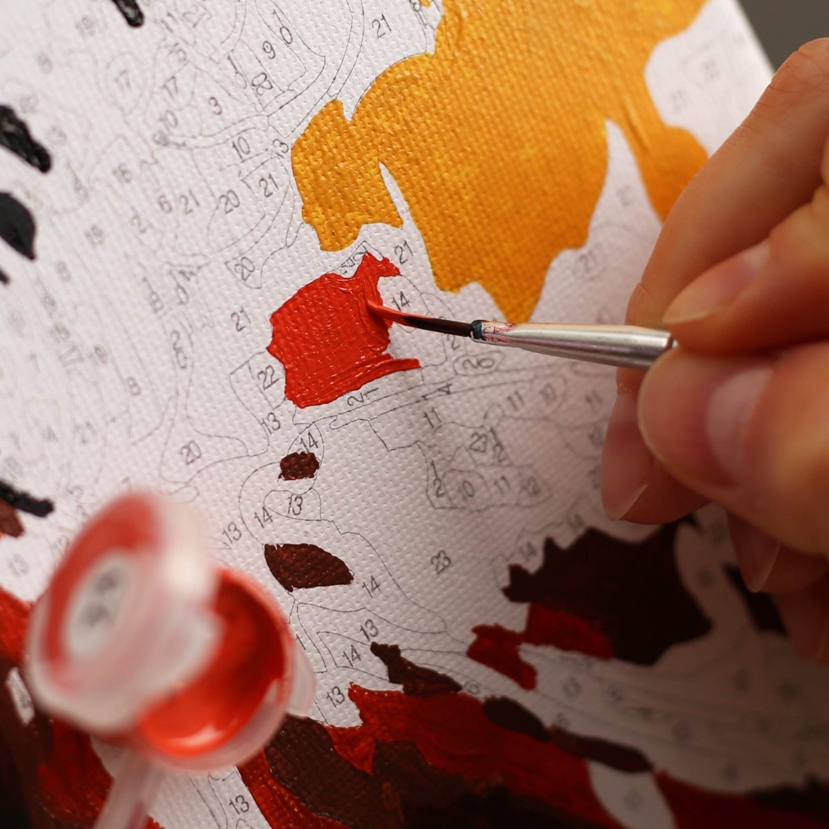 Malowanie Po Numerach Zestaw Wiedźmin 40x50