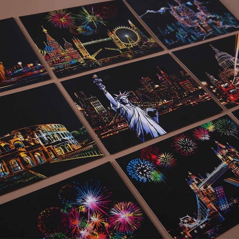 Magiczna Zdrapka Światła Las Vegas 40x28 cm