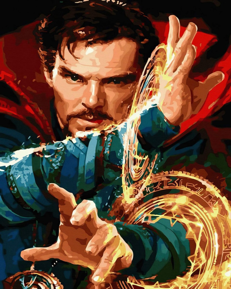 Malowanie Po Numerach Zestaw Doktor Strange 40x50