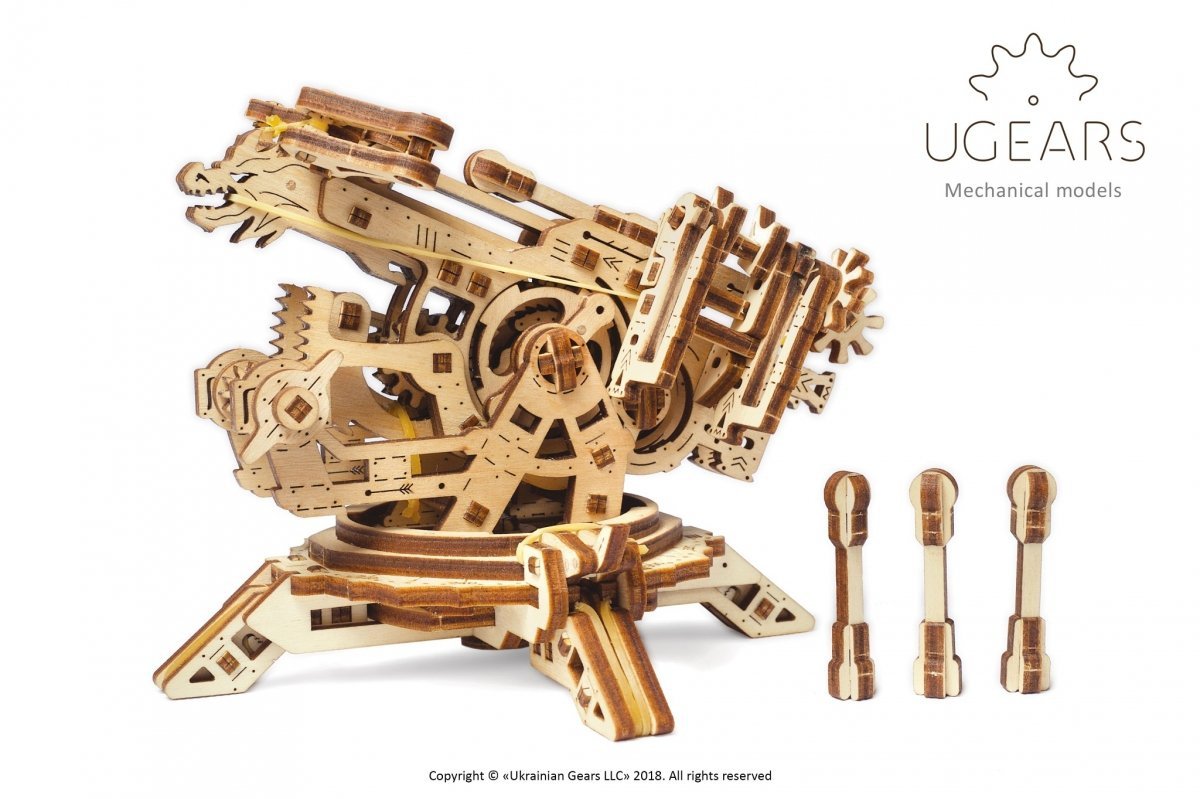 Puzzle 3D Drewniane Wieża-Arkbalista uGEARS
