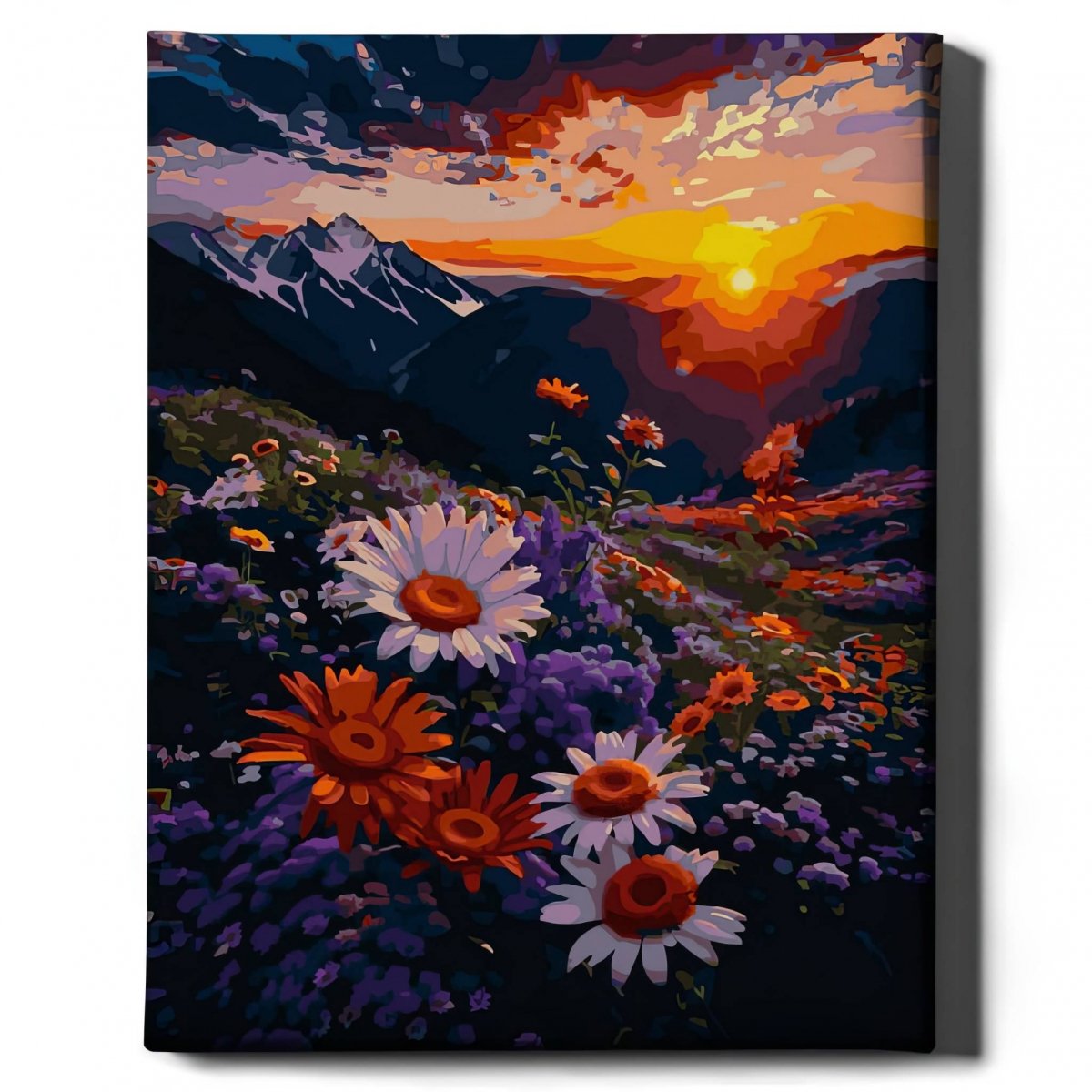 Malowanie Po Numerach Zestaw Kwietna Dolina 40x50