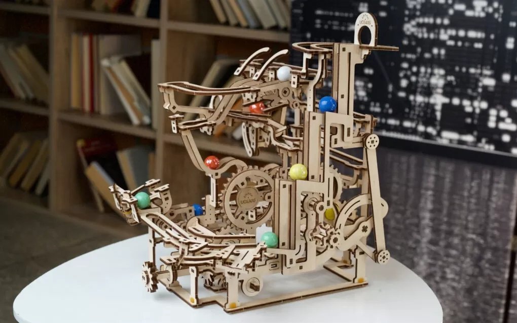 Puzzle 3D Drewniane Wciągnik Poziomowy uGEARS
