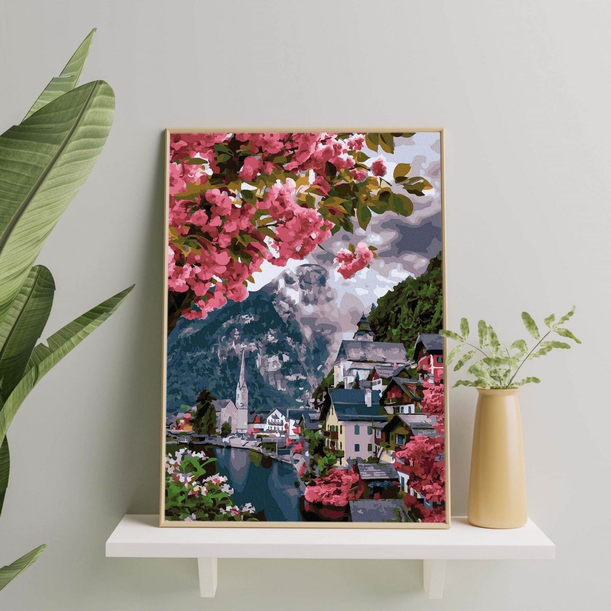 Malowanie Po Numerach Zestaw Sakura w Mieście 40x50