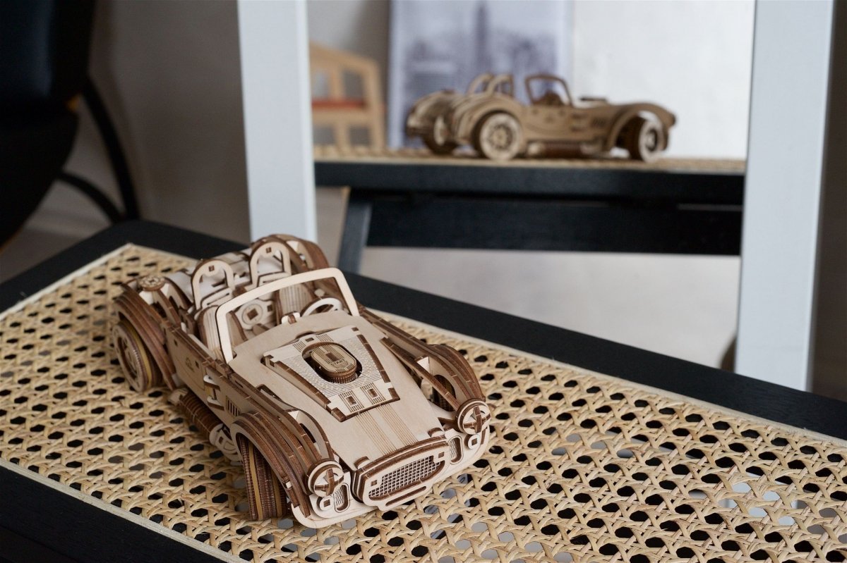 Puzzle 3D Drewniane Cobra Drift Racing Car uGEARS