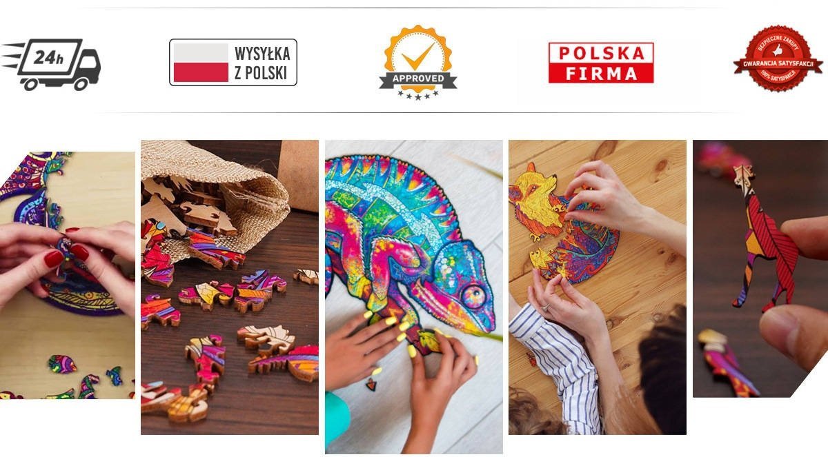 Puzzle Drewniane Królewska Ważka XL
