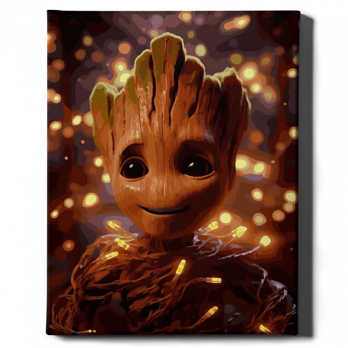 Malowanie Po Numerach Zestaw Baby Groot 40x50