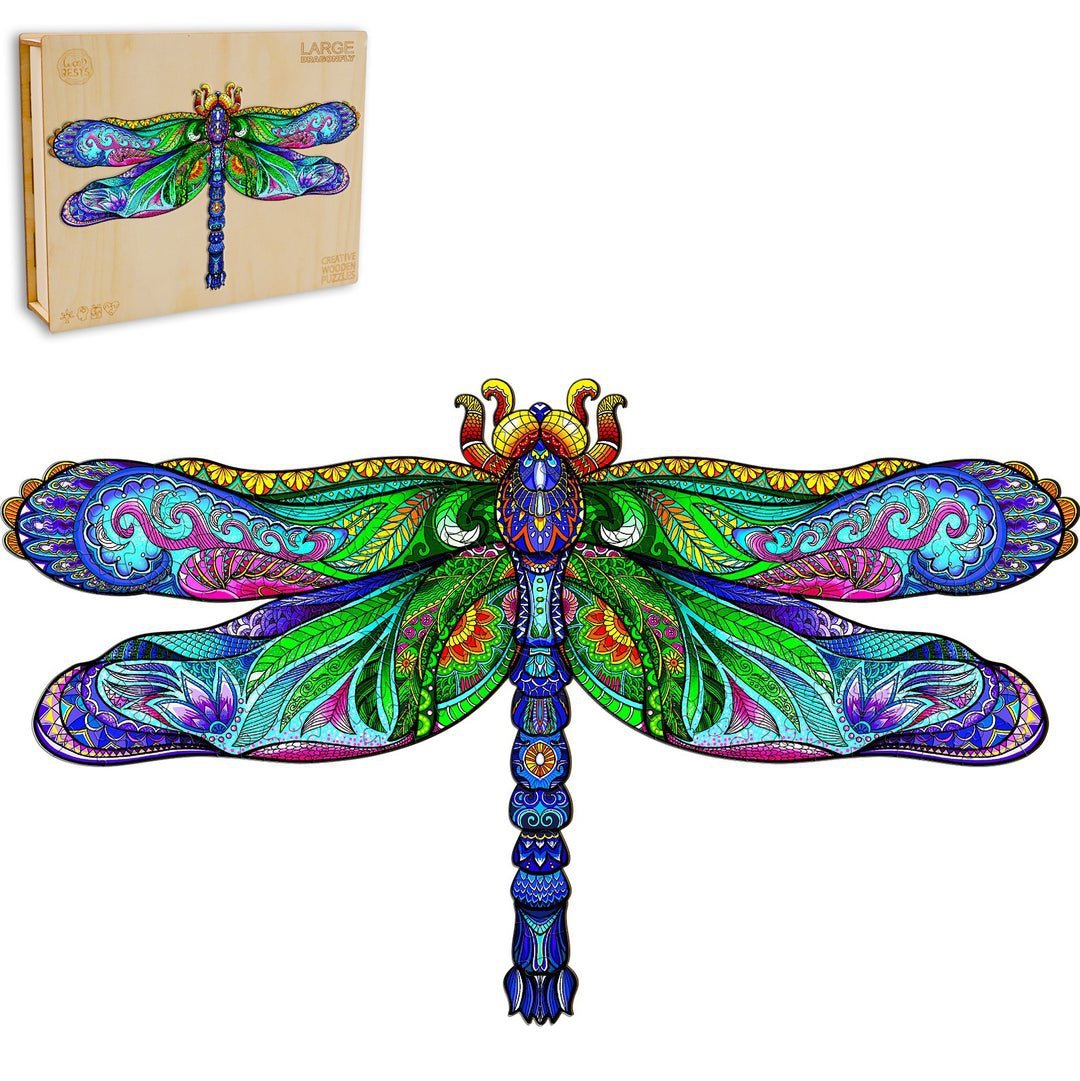 Puzzle Drewniane Królewska Ważka S
