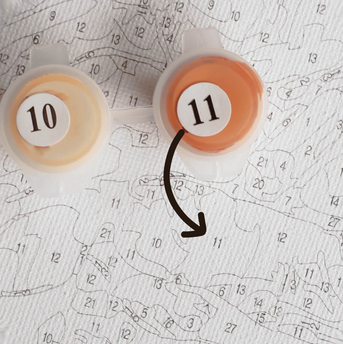 Malowanie Po Numerach Zestaw Piękny Anioł 40x50