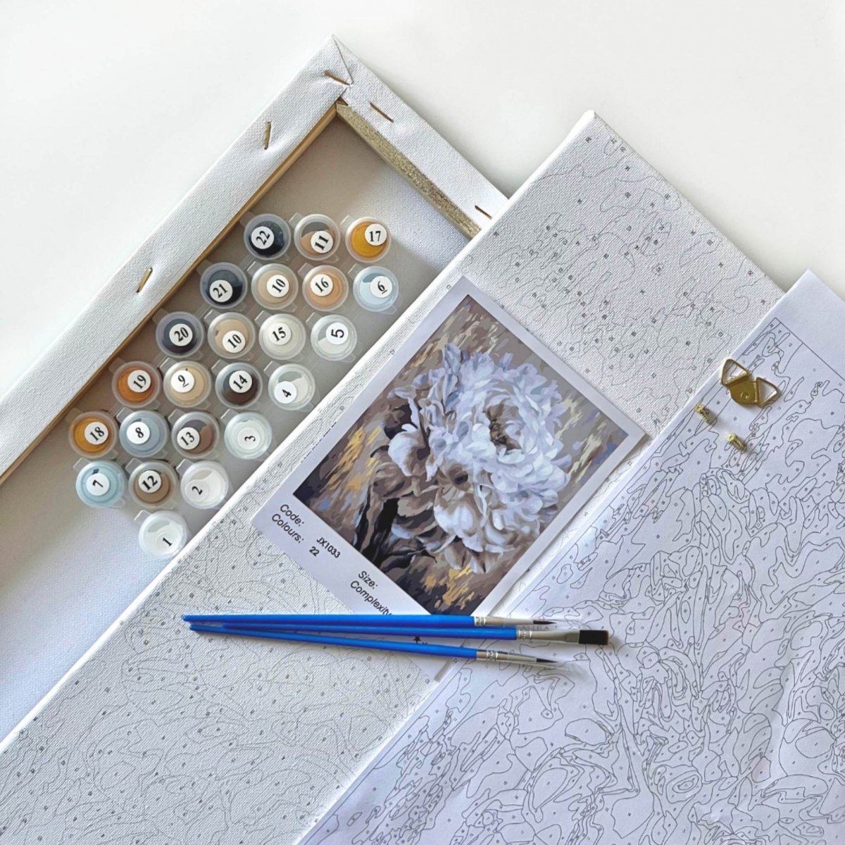 Malowanie Po Numerach Zestaw Zachód słońca nad Hogwartem 40x50