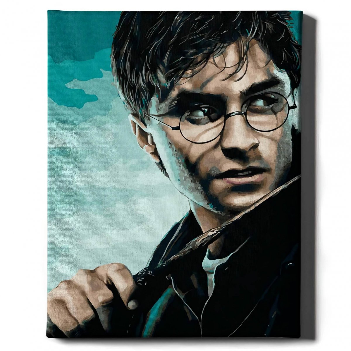 Malowanie Po Numerach Zestaw Harry Potter i Różdżka 40x50