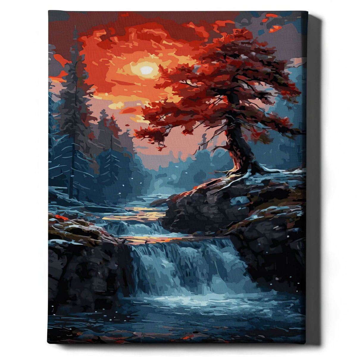 Malowanie Po Numerach Zestaw Klon o Zmierzchu 40x50