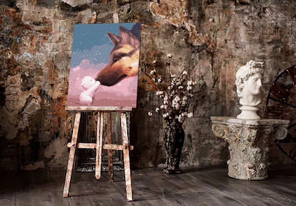 Malowanie Po Numerach Zestaw Różowe Sny 40x50