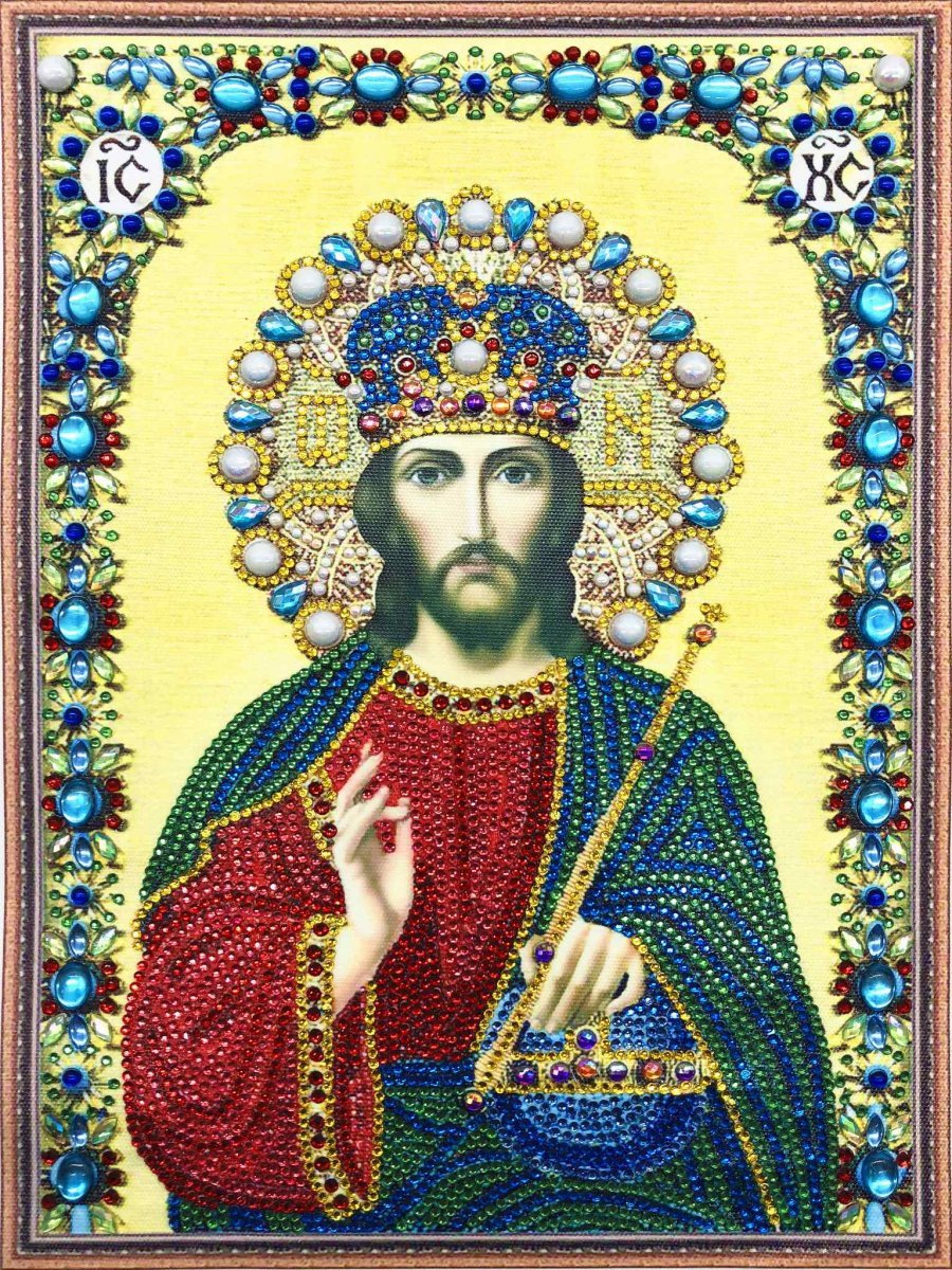 Haft Diamentowy Jezus Sprawiedliwy 30x40 cm