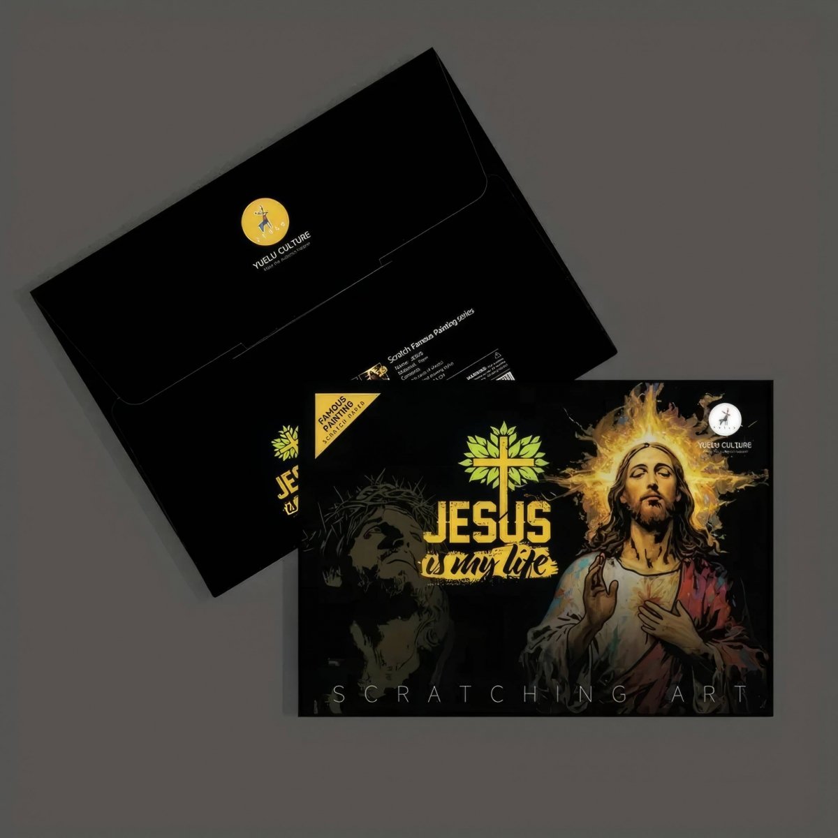 Magiczna Zdrapka Jezus (4szt.) 40x28 cm