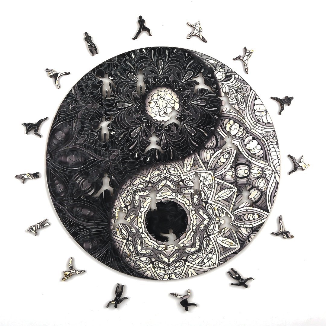 Puzzle Drewniane YIN YANG S