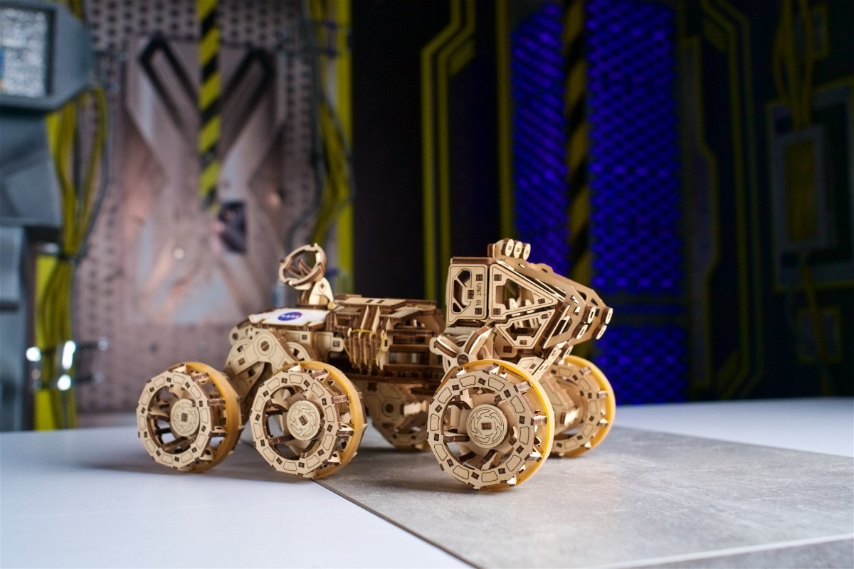 Puzzle 3D Drewniane Załogowy Łazik Marsjański uGEARS