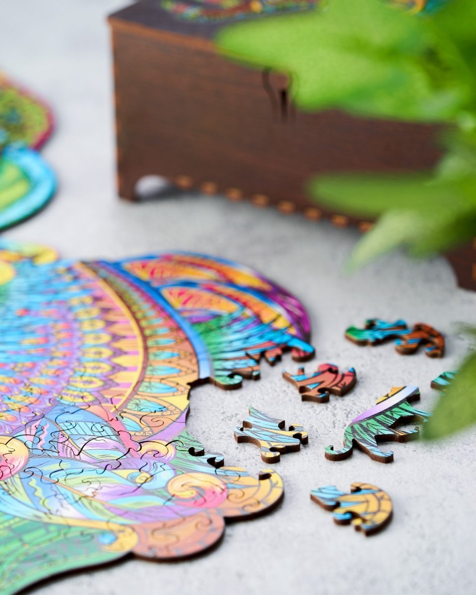 Puzzle Drewniane Baśniowy Jeleń L