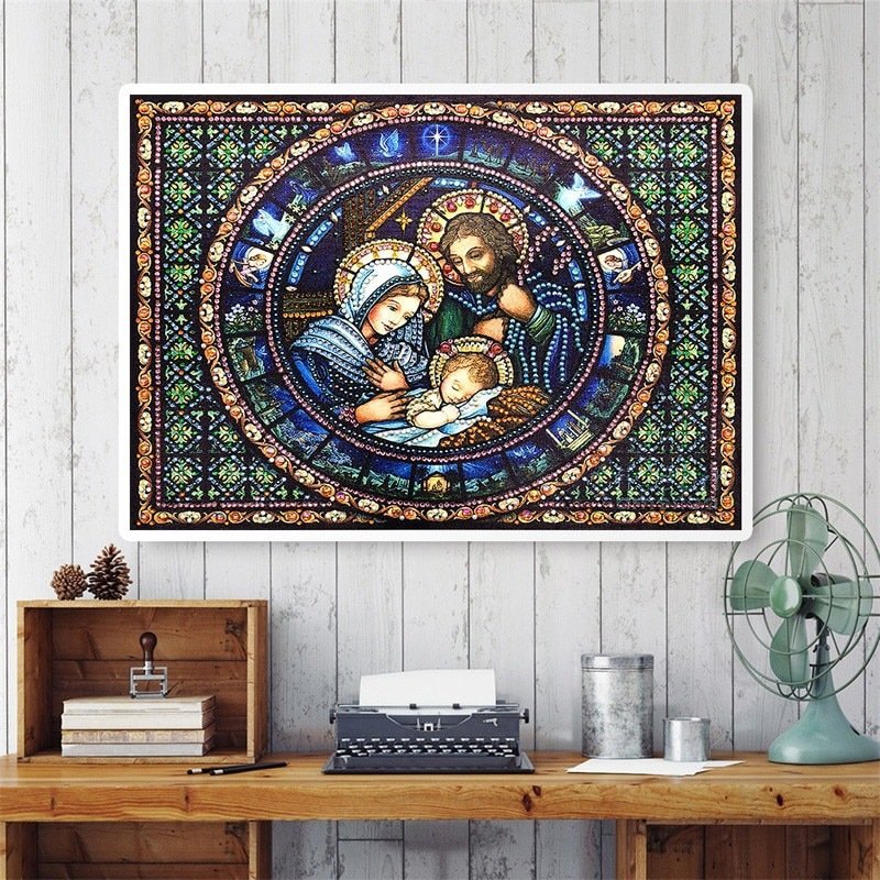 Haft Diamentowy W Stajence 30x40 cm