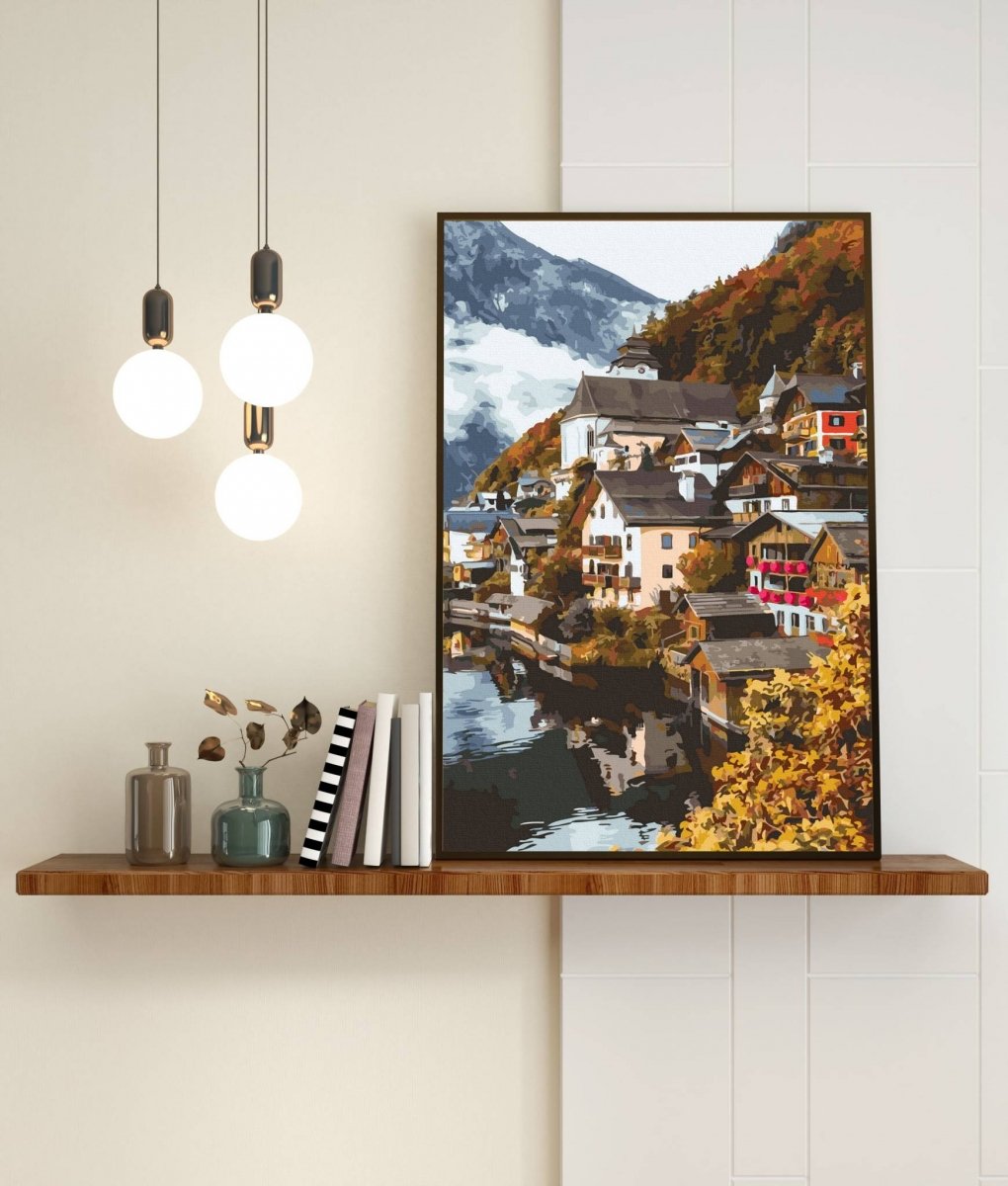 Malowanie Po Numerach Zestaw Teren Górski 40x50