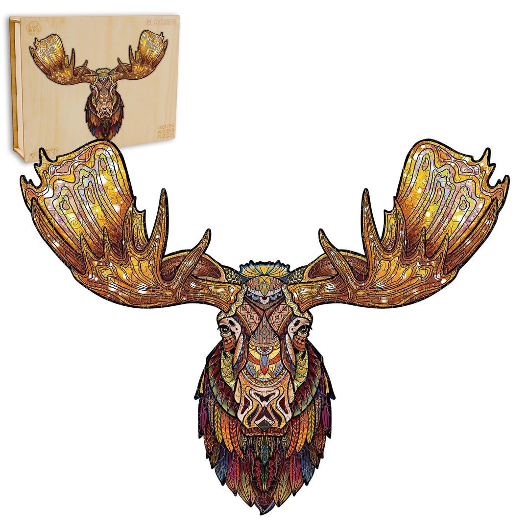 Puzzle Drewniane Królewski Łoś S