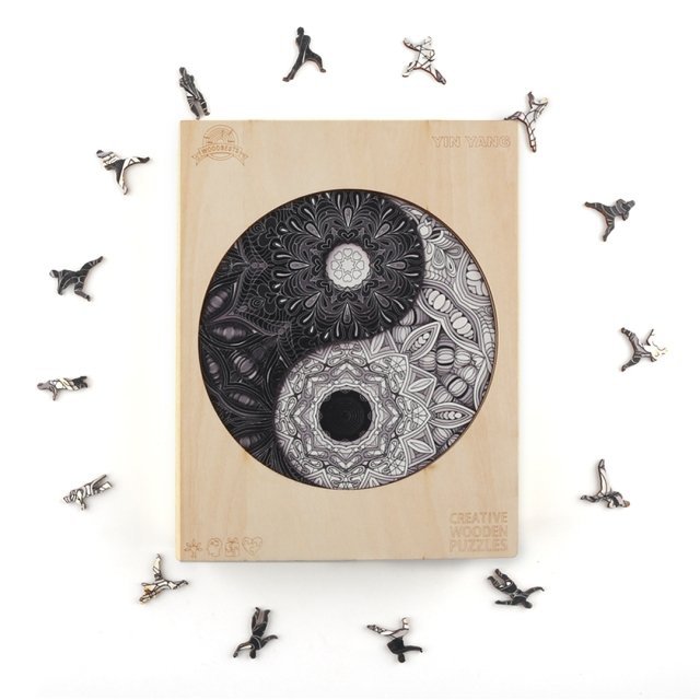Puzzle Drewniane YIN YANG XL