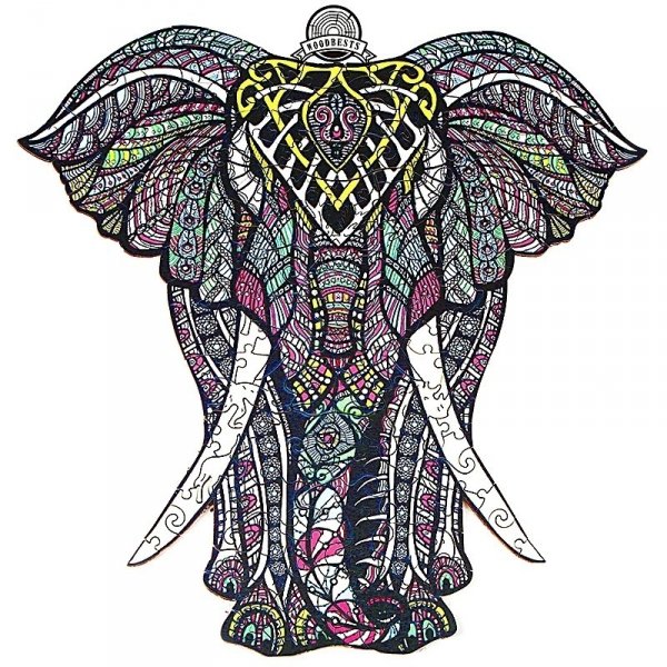 Puzzle Drewniane Antyczny Mamut L